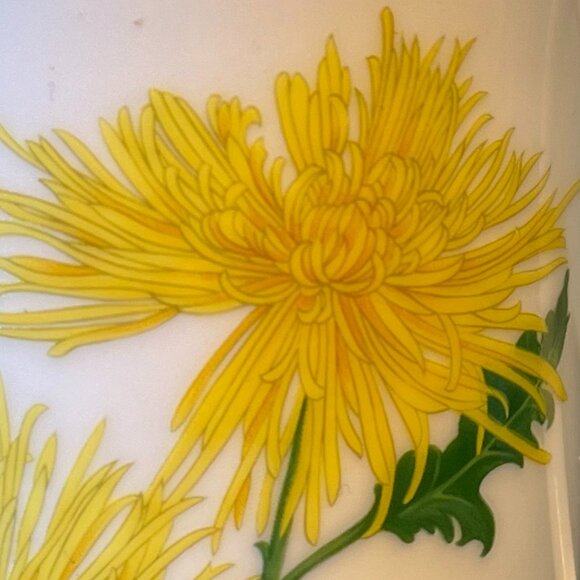 Pair of OTAGIRI JAPAN Rose Baxter AMERICAN GARDEN Chrysanthemum & Iris Cups Mugs - Picture 11 of 13